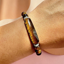 Load image into Gallery viewer, Tiger Heart Bracelet with Heart