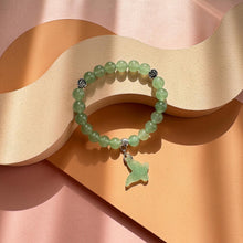 Load image into Gallery viewer, Aventurine Butterlfy Charm Bracelet