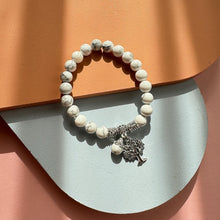 Load image into Gallery viewer, Tree Of Life Charm Howlite Bracelet