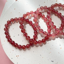 Load image into Gallery viewer, Strawberry Quartz Bracelet