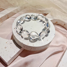 Load image into Gallery viewer, Clear Quartz Heart Bracelet