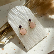 Load image into Gallery viewer, Rose Quartz Earring