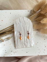 Load image into Gallery viewer, Fresh Water Pearl , Amethyst with Cubic Zirconia Earring