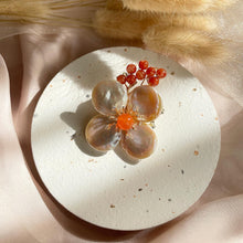 Load image into Gallery viewer, Baroque Pearl with Red Battle Agate Brooch / Pendant