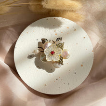 Load image into Gallery viewer, Mother Of Pearl with Pearl Brooch