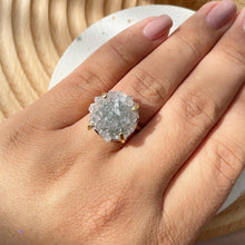 Load image into Gallery viewer, Amethyst / Clear Quartz Ring