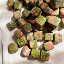 Load image into Gallery viewer, Unakite Cube