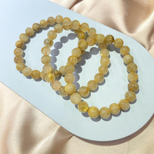 Load image into Gallery viewer, Gold Rutilated Quartz Bracelet