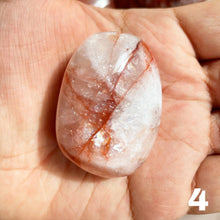 Load image into Gallery viewer, Fire Quartz aka Hematoid Quartz Palm Stone