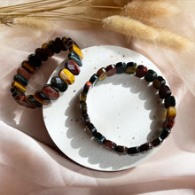 Load image into Gallery viewer, Tri Colour Tiger Eye Bracelet