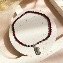 Load image into Gallery viewer, Garnet Pixiu Anklet