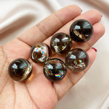 Load image into Gallery viewer, Rainbow Smoky Quartz Sphere