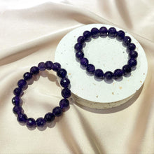 Load image into Gallery viewer, Amethyst Faceted Bracelet