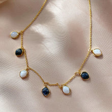 Load image into Gallery viewer, Faith Necklace in Blue Lace Agate with Sodalite