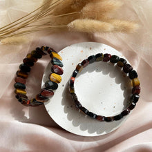 Load image into Gallery viewer, Tri Colour Tiger Eye Bracelet
