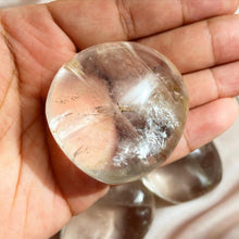 Load image into Gallery viewer, Clear Quartz Palm Stone