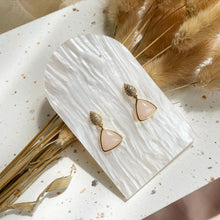 Load image into Gallery viewer, Rose Quartz Earring