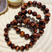 Load image into Gallery viewer, Red Tiger Eye Bracelet