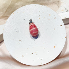 Load image into Gallery viewer, 92.5 Silver Rhodochrosite Drop Pendant