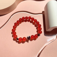 Load image into Gallery viewer, Carnelian with Garnet Bracelet