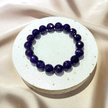 Load image into Gallery viewer, Amethyst Faceted Bracelet