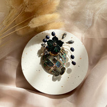 Load image into Gallery viewer, Dyed Mother of Pearl, Paua Shell with Pearl Brooch
