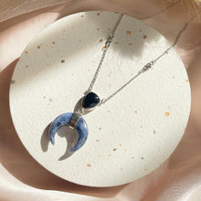 Load image into Gallery viewer, Onyx with Sodalite Necklace