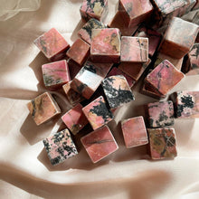 Load image into Gallery viewer, Rhodonite Cube