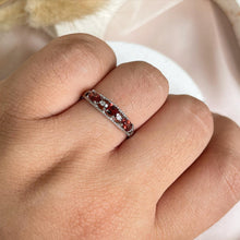 Load image into Gallery viewer, Garnet Ring