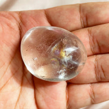 Load image into Gallery viewer, Clear Quartz Palm Stone