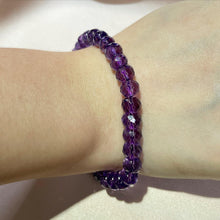 Load image into Gallery viewer, Amethyst Faceted Bracelet