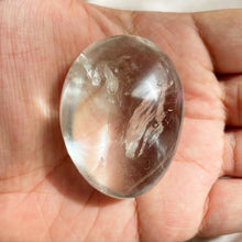 Load image into Gallery viewer, Clear Quartz Palm Stone