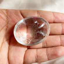 Load image into Gallery viewer, Clear Quartz Palm Stone