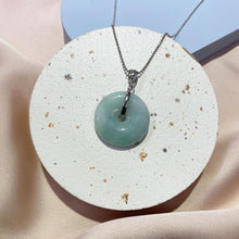 Load image into Gallery viewer, Jade Peace Buckle Pendant