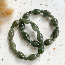Load image into Gallery viewer, Green Rutilated Quartz Bracelet