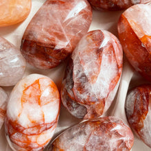 Load image into Gallery viewer, Fire Quartz aka Hematoid Quartz Palm Stone
