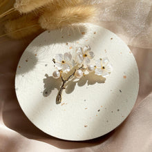Load image into Gallery viewer, Mother Of Pearl with Pearl Brooch
