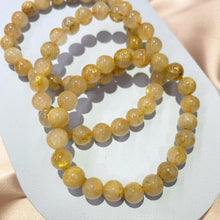 Load image into Gallery viewer, Gold Rutilated Quartz Bracelet