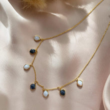 Load image into Gallery viewer, Faith Necklace in Blue Lace Agate with Sodalite