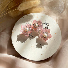Load image into Gallery viewer, Dyed Mother Of Pearl with Pearl Brooch