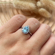 Load image into Gallery viewer, Citrine , Garnet , Blue Topaz Ring