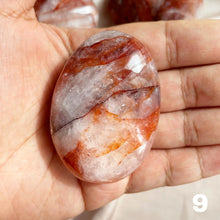 Load image into Gallery viewer, Fire Quartz aka Hematoid Quartz Palm Stone