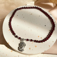 Load image into Gallery viewer, Garnet Pixiu Anklet