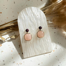 Load image into Gallery viewer, Rose Quartz Earring