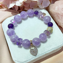 Load image into Gallery viewer, Ametrine , Amethyst with Lavender Amethyst Bracelet