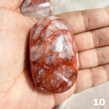 Load image into Gallery viewer, Fire Quartz aka Hematoid Quartz Palm Stone