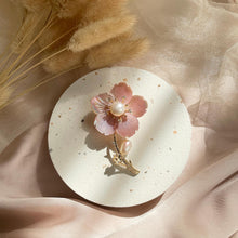 Load image into Gallery viewer, Pink Mother Of Pearl with Pearl Brooch / Pendant