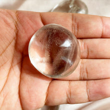 Load image into Gallery viewer, Clear Quartz Palm Stone