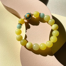 Load image into Gallery viewer, Lemon Jade with Amazonite Bracelet