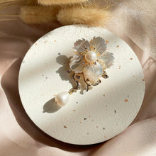 Load image into Gallery viewer, Mother Of Pearl with Pearl Brooch / Pendant